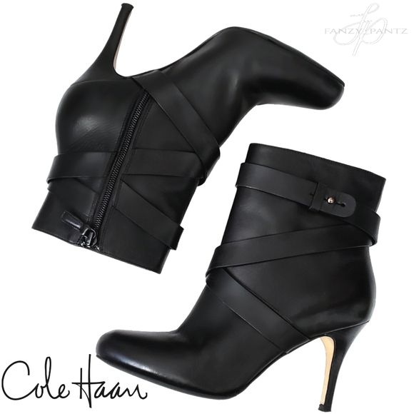 Cole Haan Shoes - Cole Haan Nike Air black Ankle boots heels 7.5